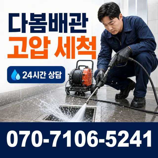 대전 동구 소제동 배관고압세척 상담 이미지 4